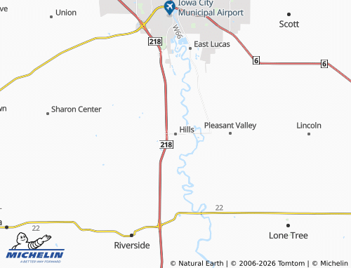 Mappa MICHELIN Hills - ViaMichelin