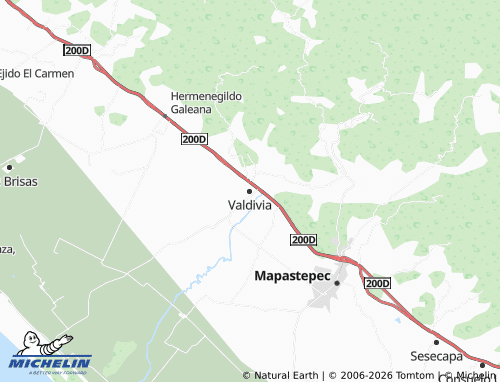 Mapa MICHELIN Valdivia - ViaMichelin