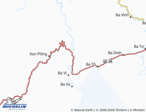 Mappa MICHELIN Ba Tiêu - ViaMichelin