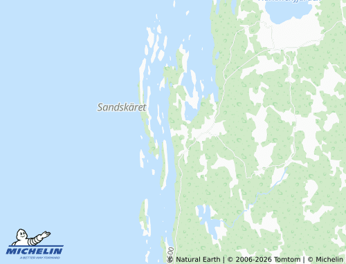 Carte MICHELIN Västra Ändan - ViaMichelin