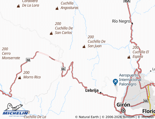 Mapa MICHELIN San Joaquín - ViaMichelin