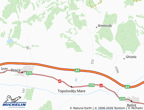 Carte MICHELIN Cralovăț - ViaMichelin