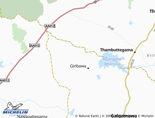 Mappa MICHELIN Thammitagama1 - ViaMichelin