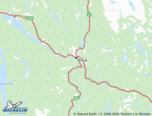 Kaart MICHELIN Åmot - ViaMichelin