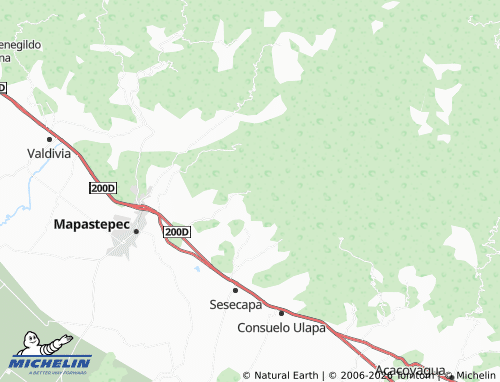 Mappa MICHELIN Nueva Costa Rica - ViaMichelin