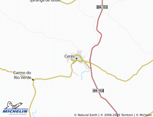 Carte MICHELIN Ceres - ViaMichelin