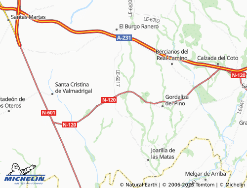 MICHELIN Vallecillo map - ViaMichelin