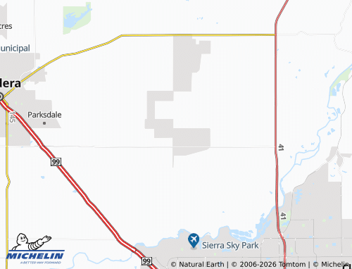 Mappa MICHELIN Madera Ranchos - ViaMichelin