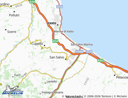 Mapa MICHELIN Collepizzuto - ViaMichelin