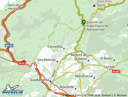 Mapa MICHELIN Cercedilla - ViaMichelin