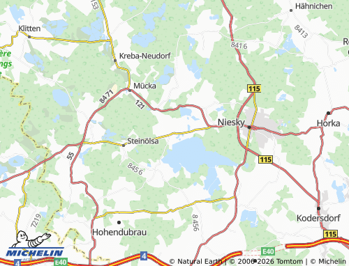 Carte MICHELIN Sproitz - ViaMichelin