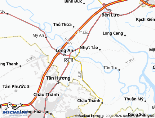 MICHELIN Long An map - ViaMichelin