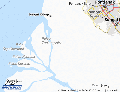 MICHELIN-Landkarte Punggur Kapuas - ViaMichelin