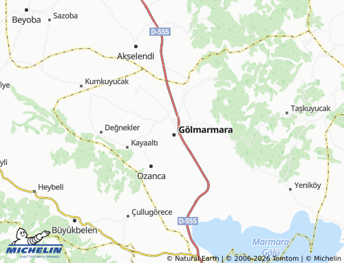 MICHELIN Yeni Cami map - ViaMichelin