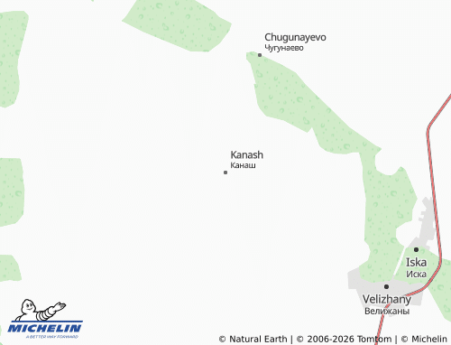 MICHELIN-Landkarte Kanash - ViaMichelin