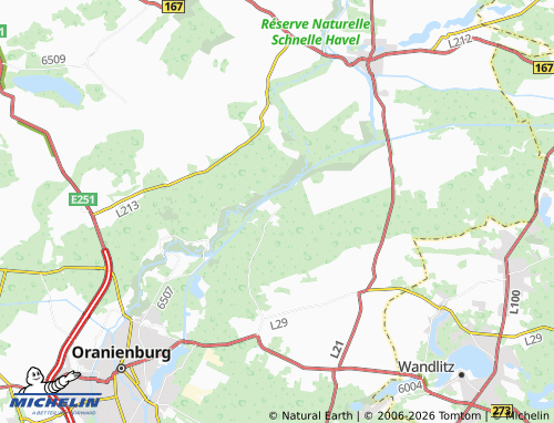 MICHELIN Bernöwe map - ViaMichelin