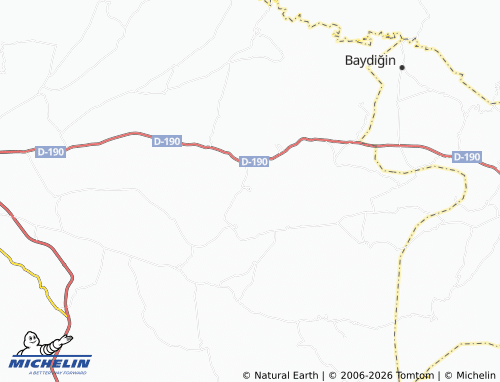 Kaart MICHELIN Bozdoğan - ViaMichelin