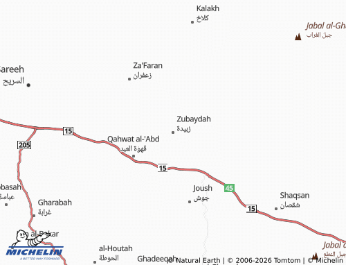 Carte MICHELIN Zubaydah - ViaMichelin