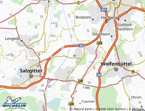 Carte MICHELIN Beddingen - ViaMichelin