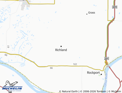 Mapa MICHELIN Richland - ViaMichelin
