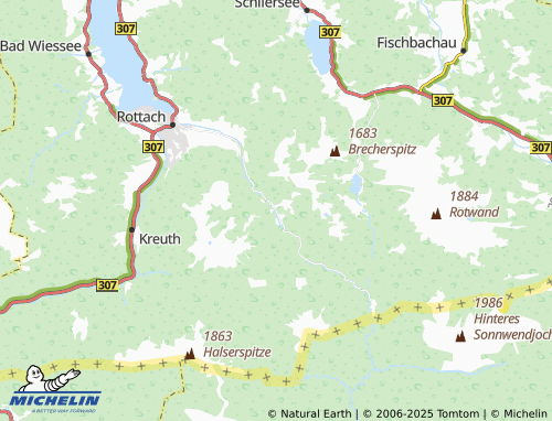 MICHELIN Moni-Alm map - ViaMichelin