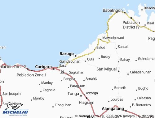 MICHELIN Poblacion District 2 map - ViaMichelin