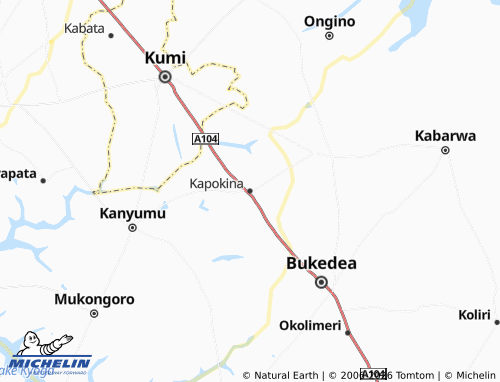 Mappa MICHELIN Kapokina - ViaMichelin