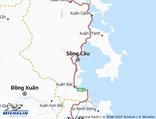 MICHELIN Sông Cầu map - ViaMichelin