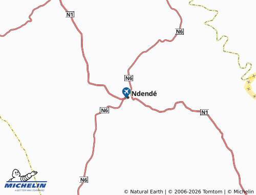 Mappa MICHELIN Ndendé - ViaMichelin