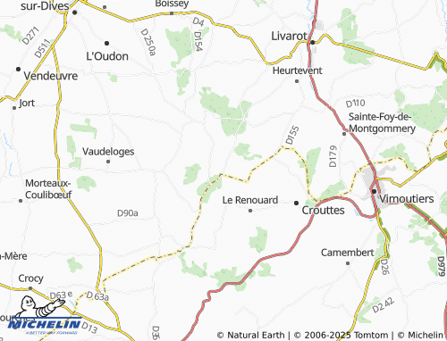 MICHELIN Les Autels-Saint-Bazile map - ViaMichelin