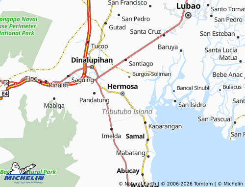 MICHELIN Hermosa map - ViaMichelin