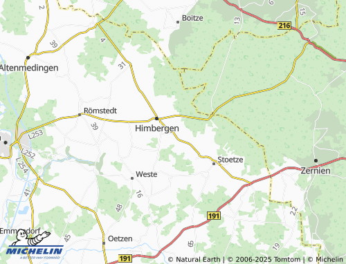 Carte MICHELIN Klein Thondorf - ViaMichelin