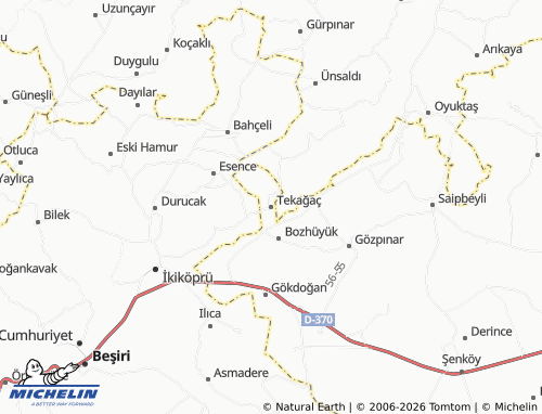 Mappa MICHELIN Tekağaç - ViaMichelin