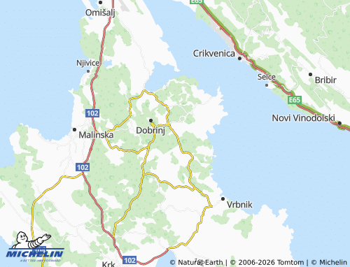 Mapa MICHELIN Gostinjac - ViaMichelin