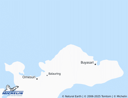 MICHELIN Kalikur map - ViaMichelin
