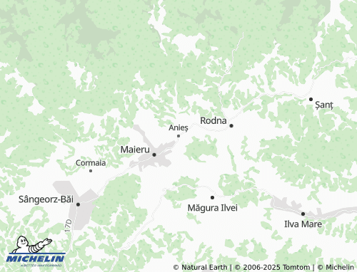 MICHELIN Anieș map - ViaMichelin