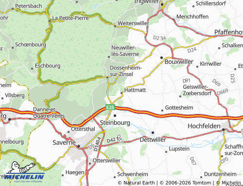 Mapa MICHELIN Hattmatt - ViaMichelin