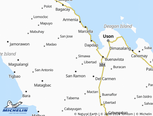Mappa MICHELIN Simawa - ViaMichelin