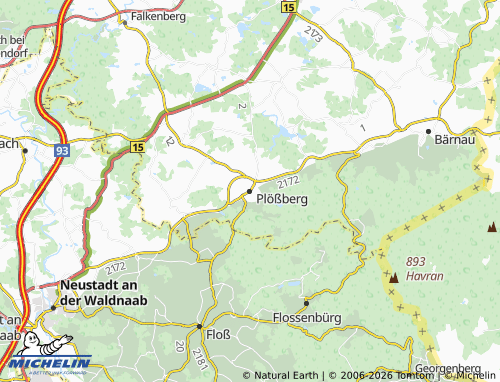 Mapa MICHELIN Plößberg - ViaMichelin