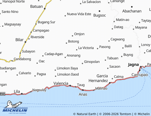 MICHELIN Tausion map - ViaMichelin