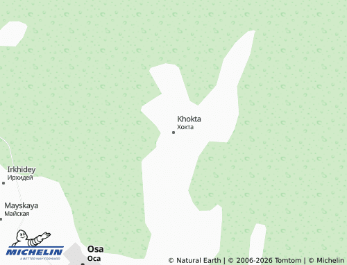 MICHELIN-Landkarte Khokta - ViaMichelin