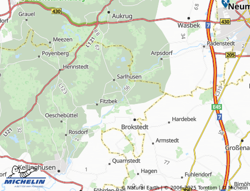 MICHELIN Willenscharen map - ViaMichelin