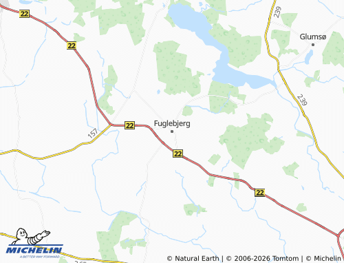 Mappa MICHELIN Fuglebjerg - ViaMichelin