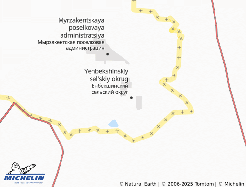 MICHELIN Hurlytan map - ViaMichelin
