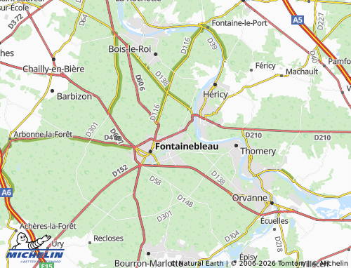 Carte MICHELIN Avon - ViaMichelin