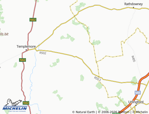 MICHELIN Templetuohy map - ViaMichelin