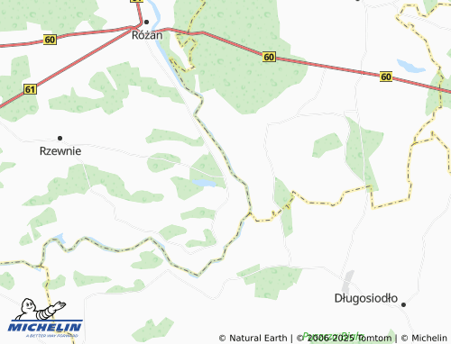 Mappa MICHELIN Brzóze Duże - ViaMichelin