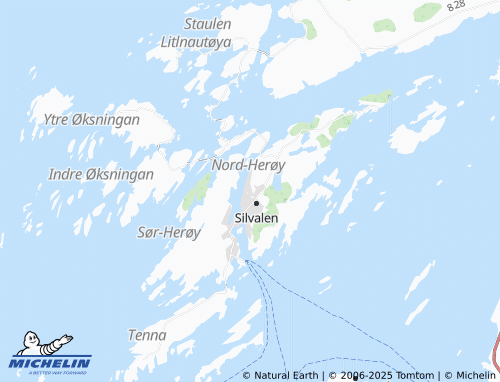 MICHELIN Nord Herøy map - ViaMichelin