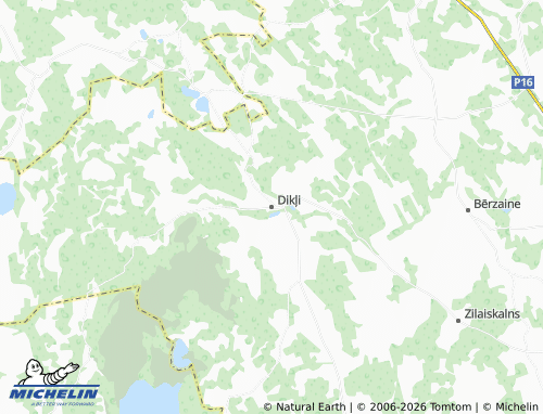 Mappa MICHELIN Dikļi - ViaMichelin