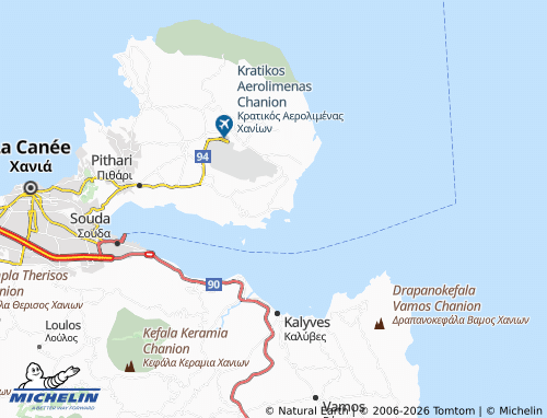 Carte MICHELIN Kato Marathi - ViaMichelin